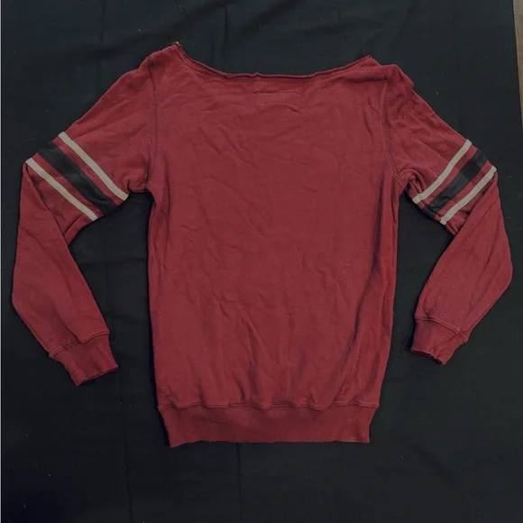 AGGIES ⭐️ Women's Maroon Sweater with Rhinestone Logo - Picture 3 of 5